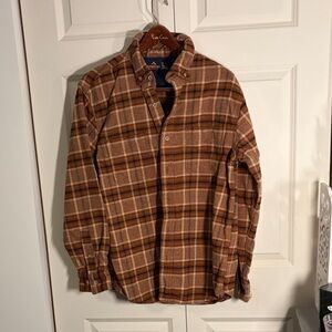 Timberland Brown Plaid Long-Sleeve Button-Down Shirt